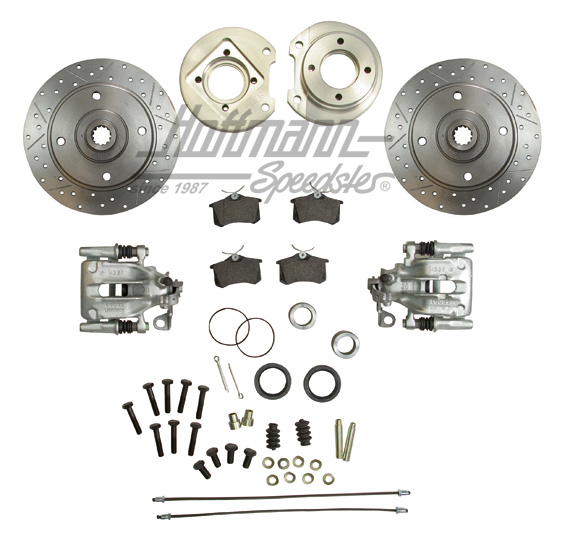 Freno de disco HA, perforado, 4 agujeros,/círculo de agujero 130, brazo oblicuo                     