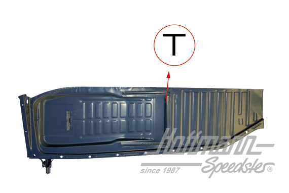 Media placa de fondo completa, 8.70-7.72, izquierda | 112 701 062 N | 050-1332