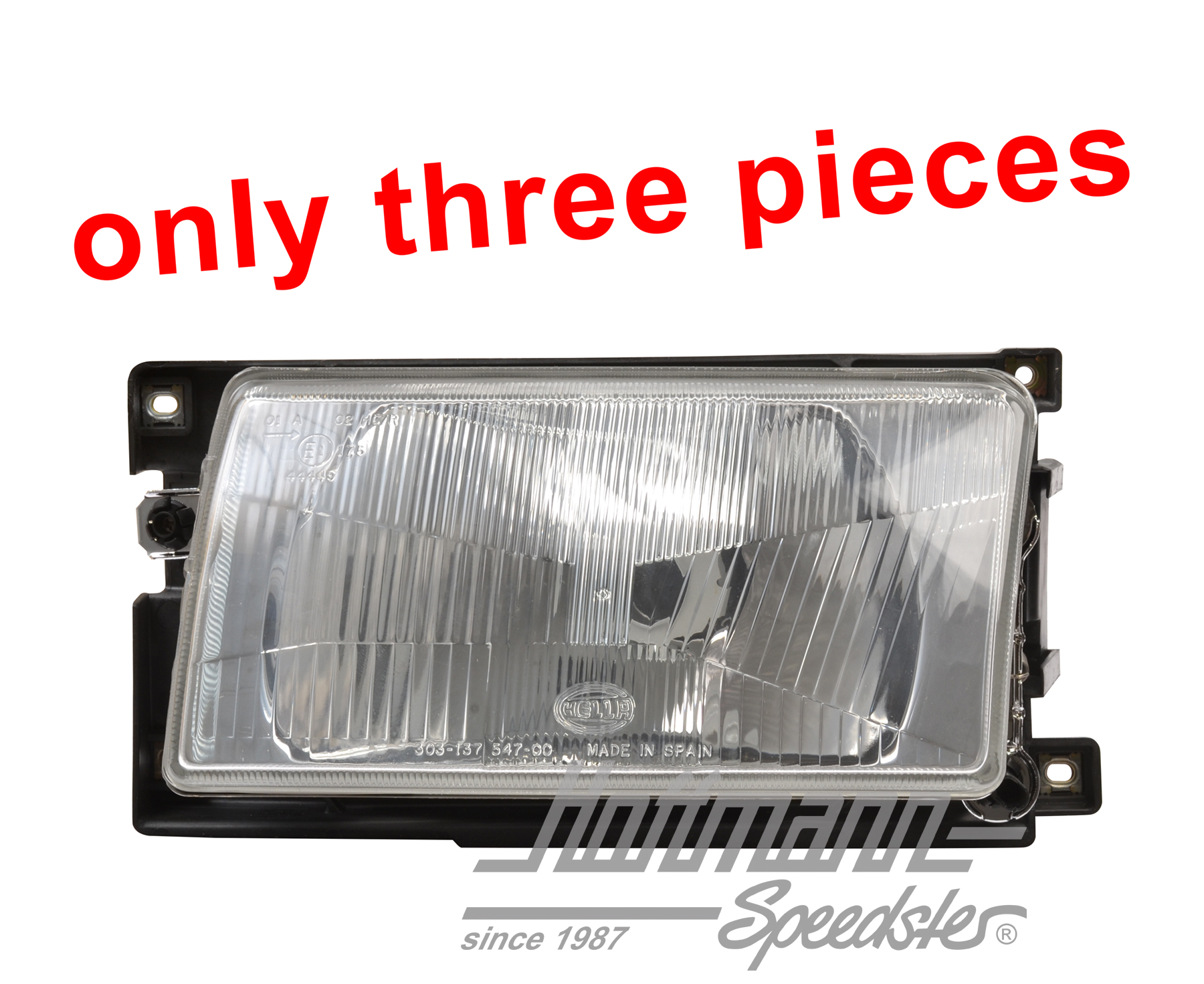 Faro, Polo 3, 90-94, Hella, izquierda                                                               