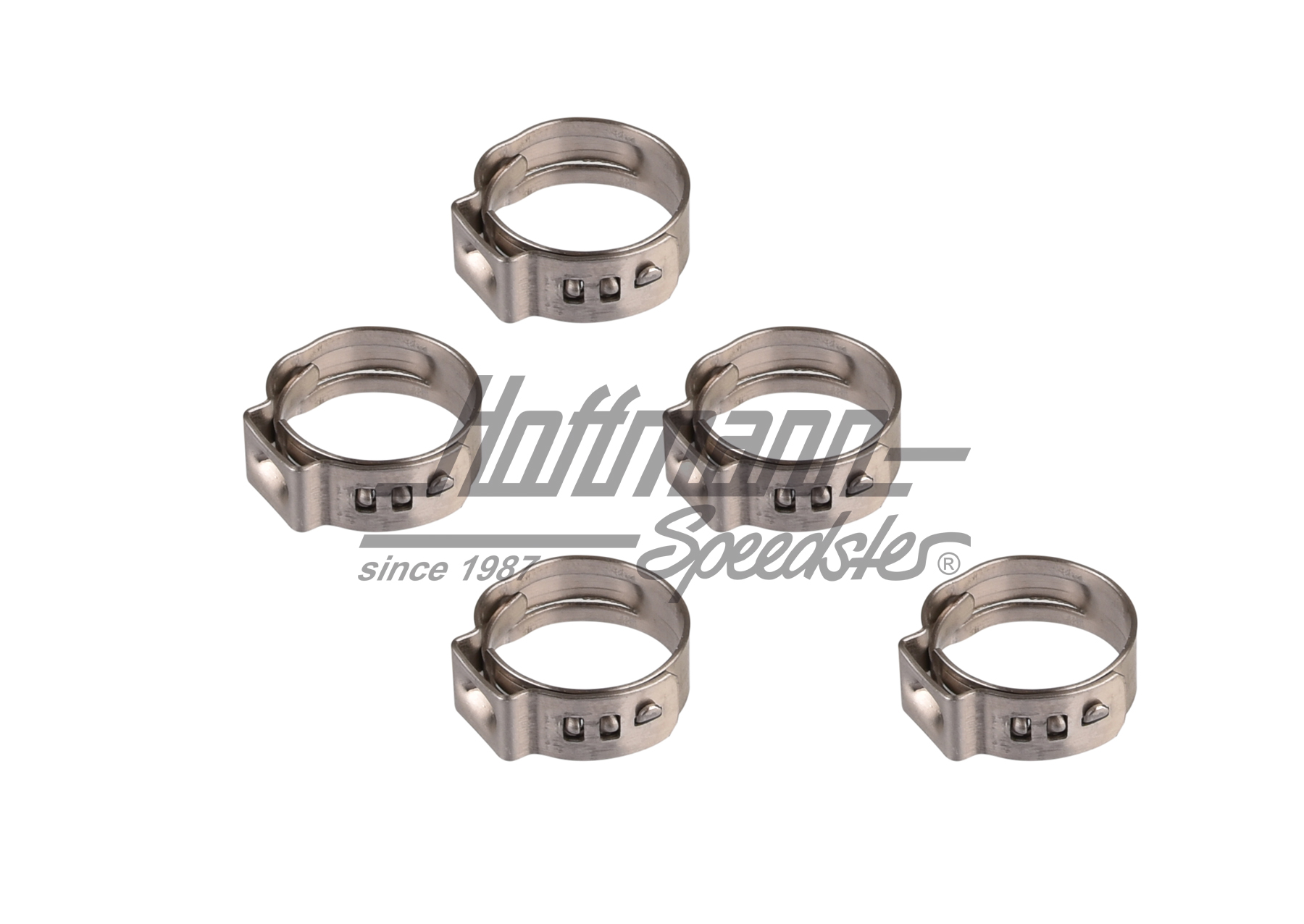 Abrazaderas de una oreja, ajustable, 13.5-16.2 mm | --- --- --- | 020-0505-24