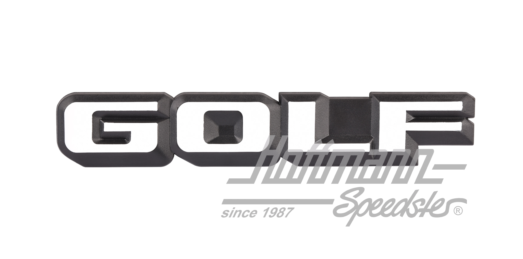 Logotipo, Golf, blanco, posterior | 191 853 687 F QK6 | 208-6520-15