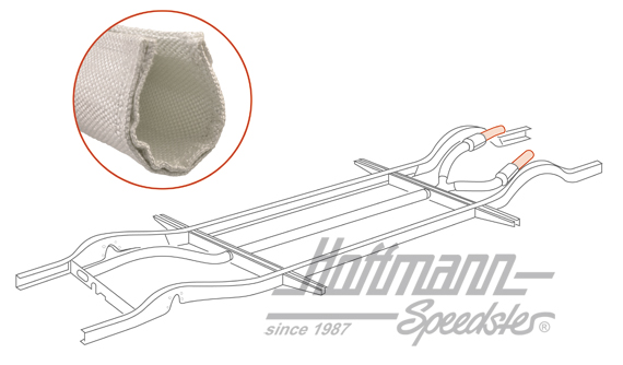 Aislamiento, tubo flexible de calefacción / intercambiador de calor
 | 211 255 719 E | 087-3008