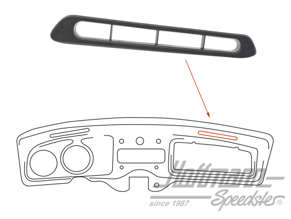 Boquilla de aire, delantera, 8.70-, derecha | 113 819 746 | 020-1865-02