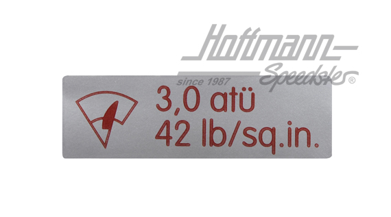 Pegatina "depósito líquido lavaparabrisas" 3,0 atü |  | 021-0197-20