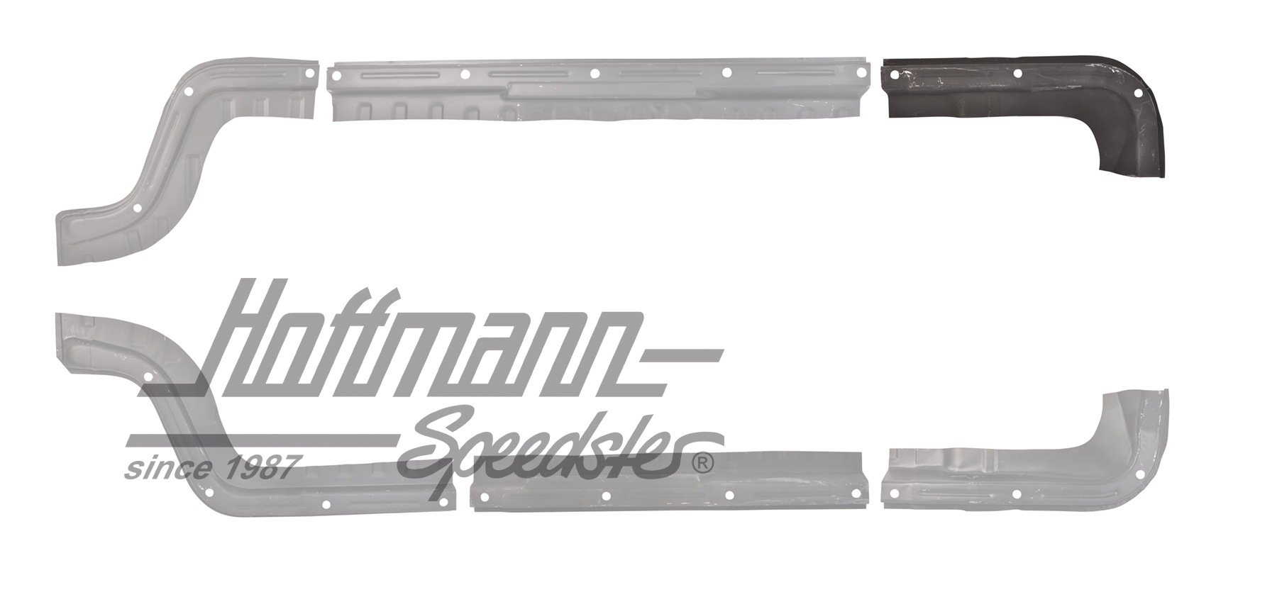 Chapa de reparación, placa de piso, posterior, derecha                                              