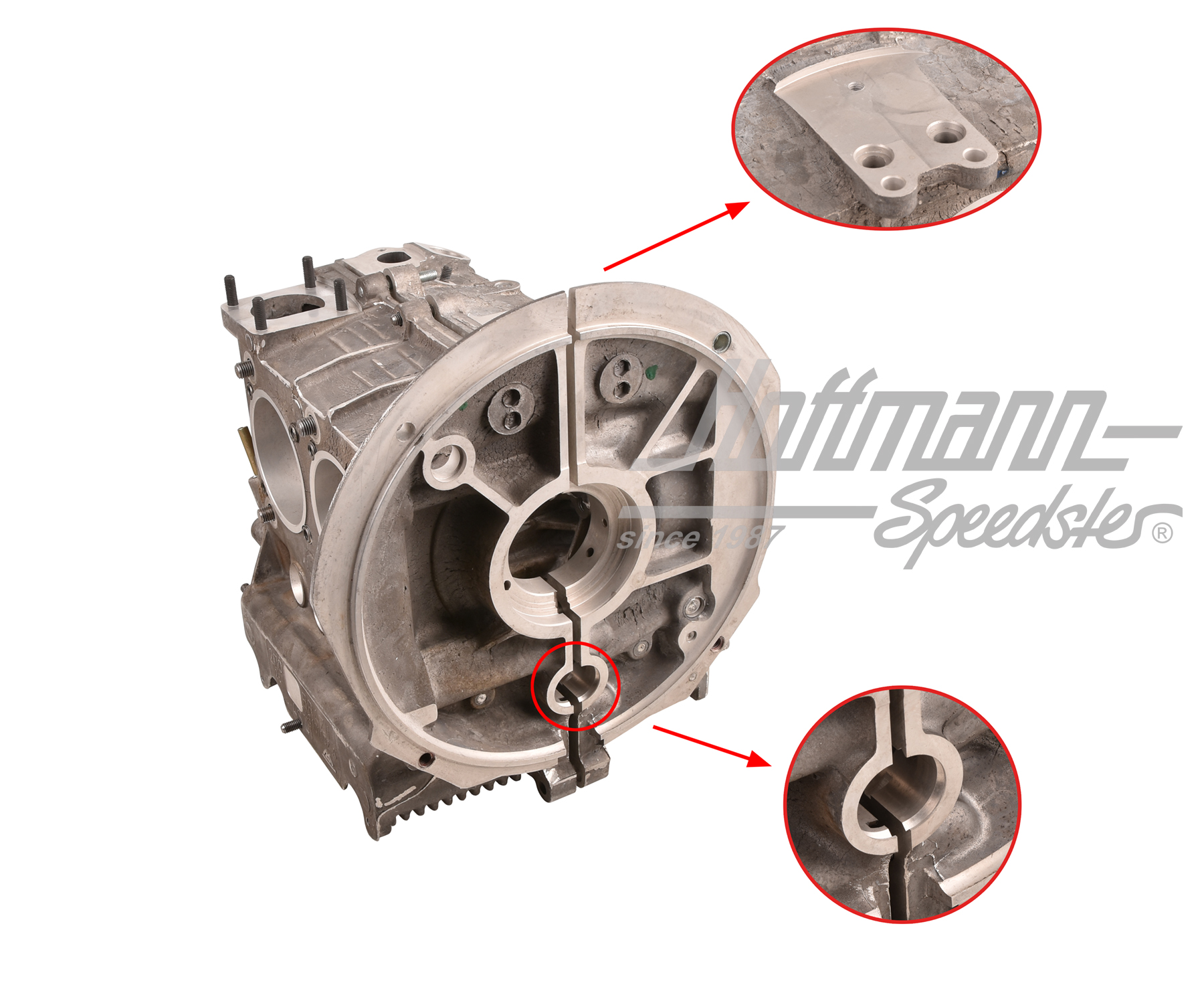Cárter del cigüeñal, estándar, 1.3-1.6, AS41 | 043 101 025 A41 | 010-0003
