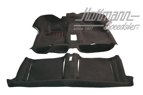 Juego de alfombrillas, Golf 1 Cabriolet, negro                                                      