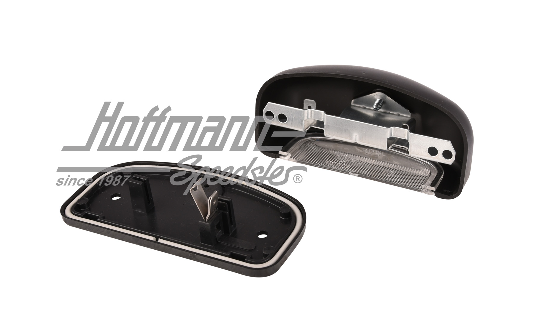 Luz de matrícula, negra, Hella                                                                      