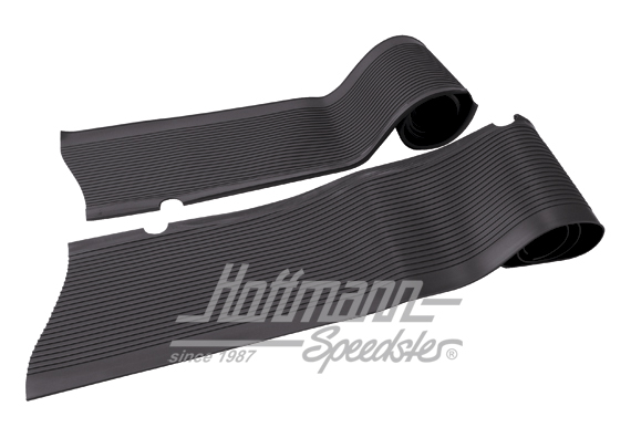 Revestimiento de estribo, negro, Calidad Superior | 111 821 531 A / 532 A schwarz | 020-2098