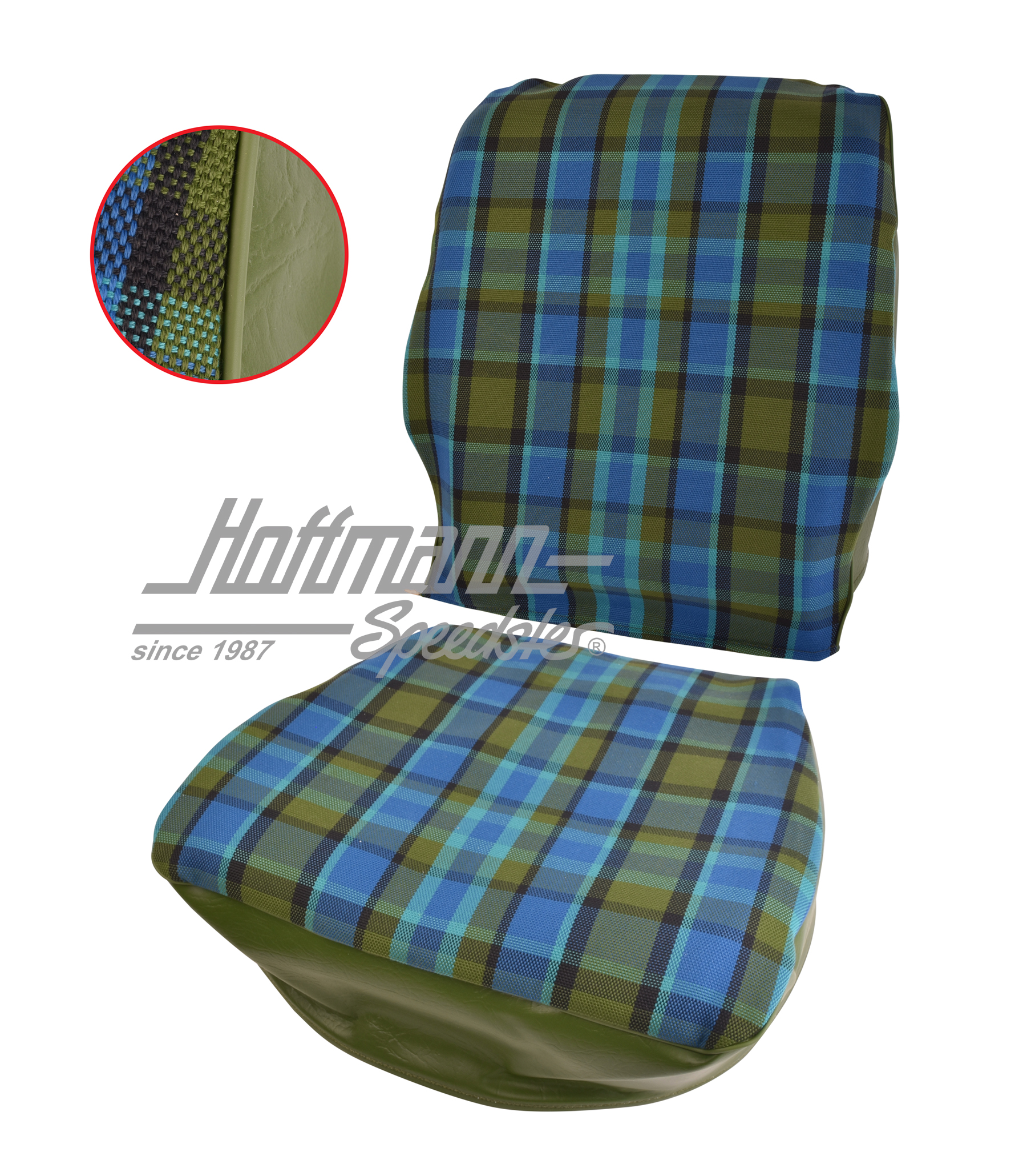 Funda para asiento, Westfalia, azul/verde, 74-79 |  | 098-0599-50