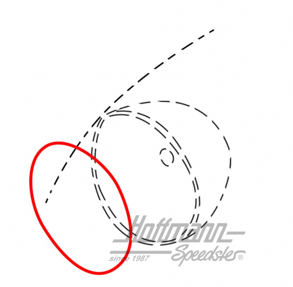 Junta, faro / carcasa de  faro, -7.67 | 111 941 191 | 020-4990