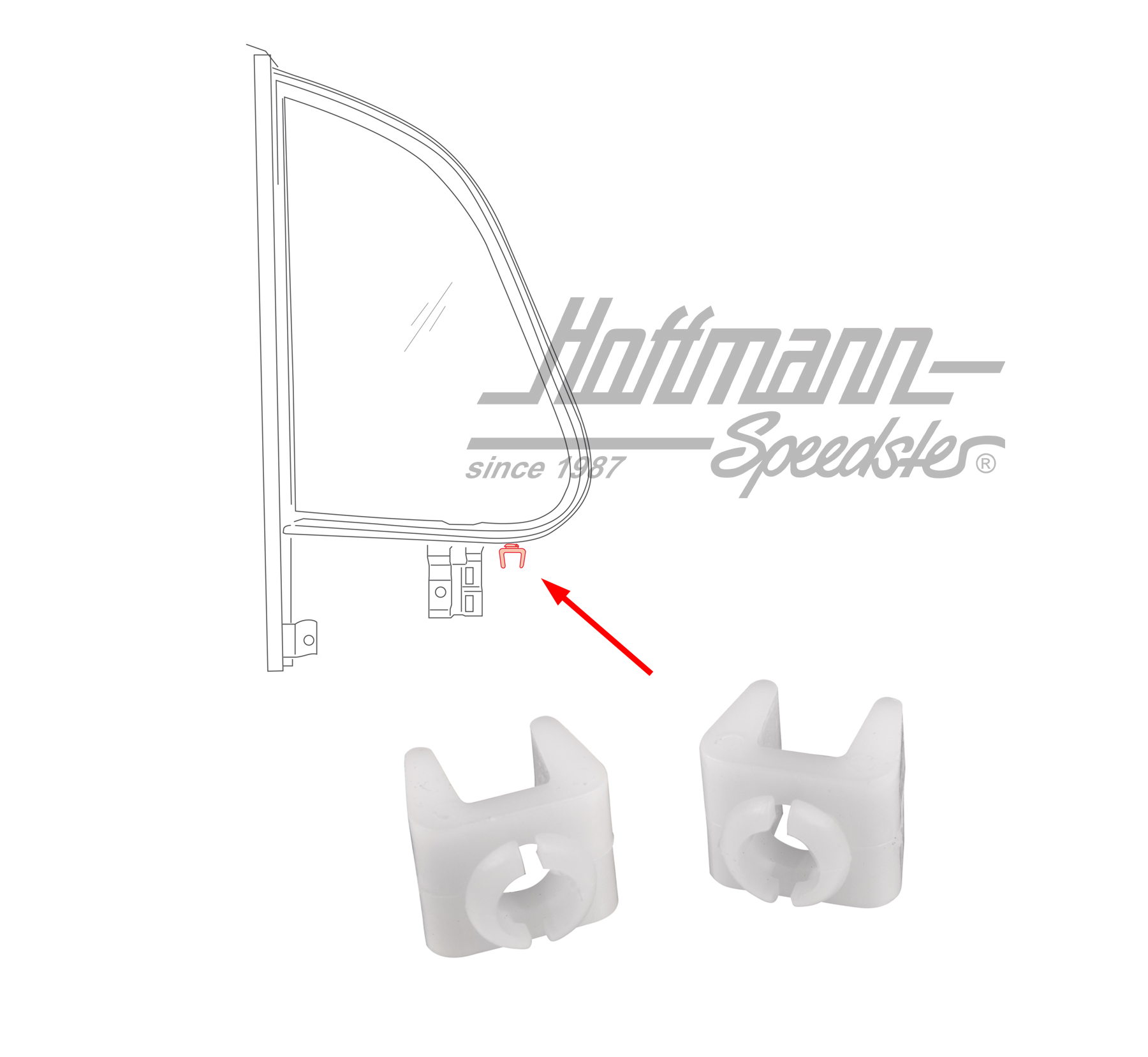 Clips, marco de ventanilla giratoria
, 8.64- | 111 837 469 | 020-5196-30