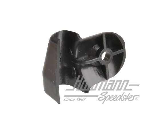 Cobertura, caja de asiento, negra, izquierda                                                        