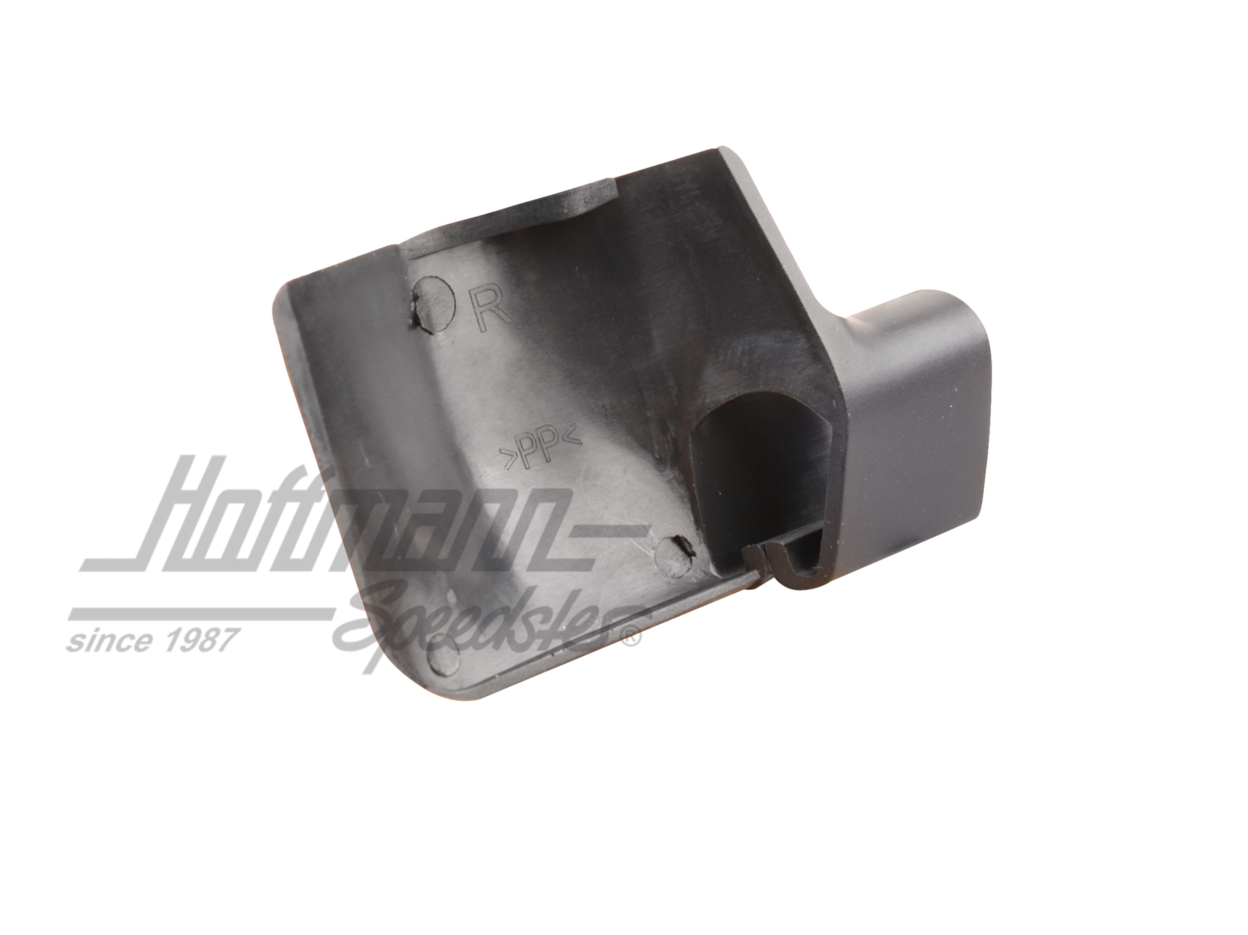 Cobertura, burlete, puerta corredera, dcha., negra
                                                