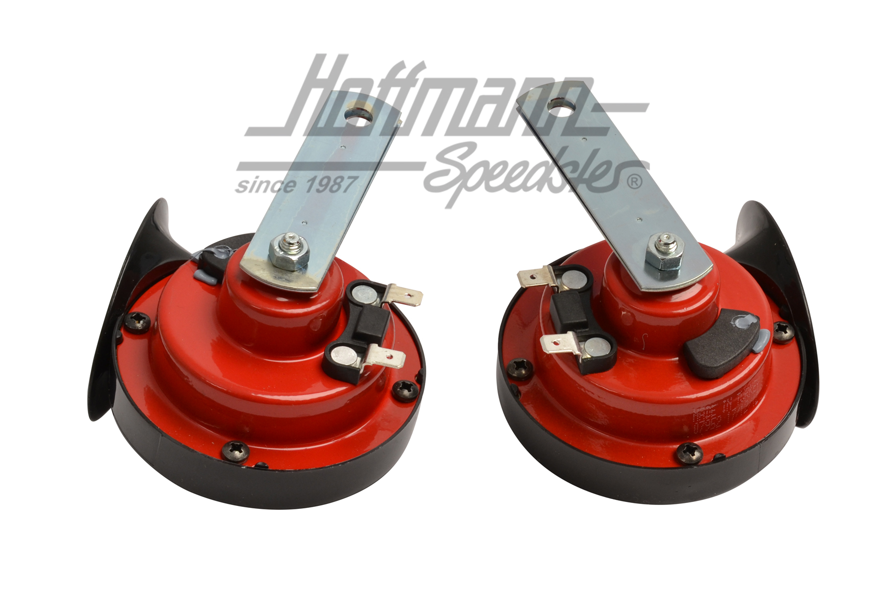 Fanfarrias eléctricas, negro/rojo                                                                   