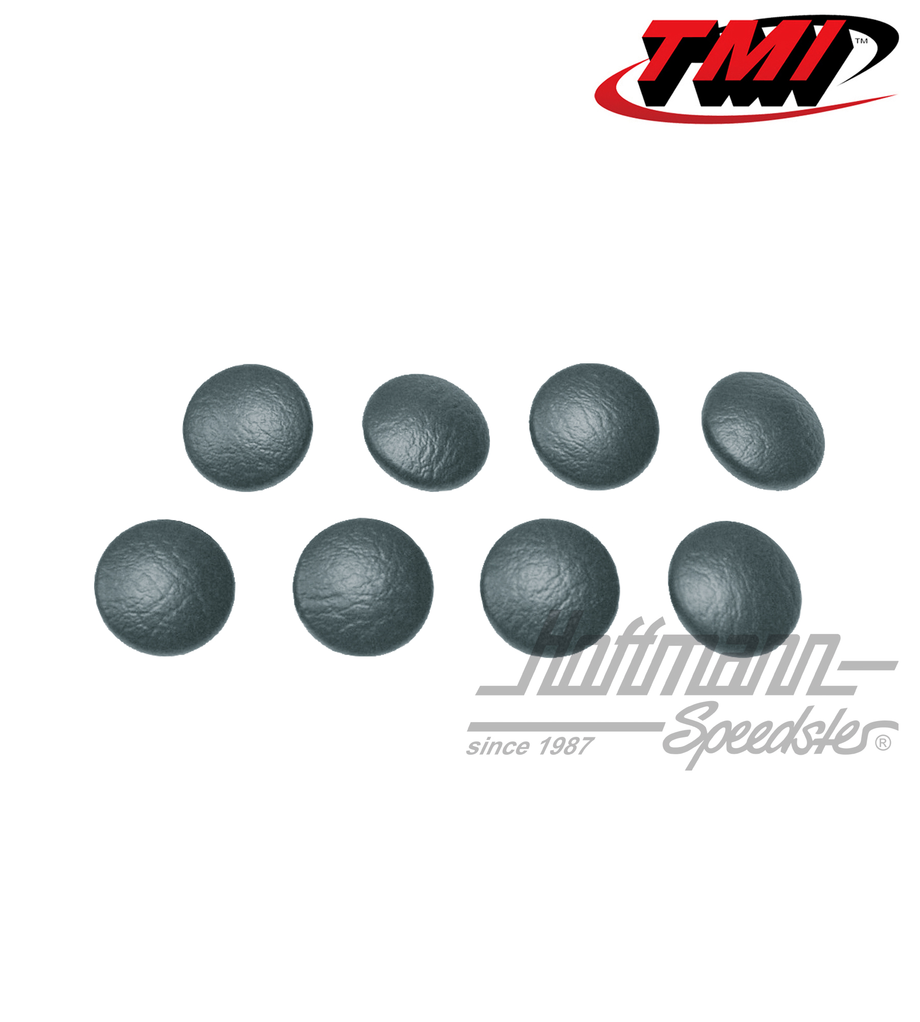 Botones de tapicería, juego de 8 unidades, gris | 43-4414-16 | 055-7076