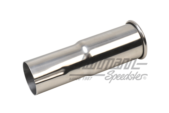 Cubierta del escape, acero inoxidable, 50.5x170x60mm                                                