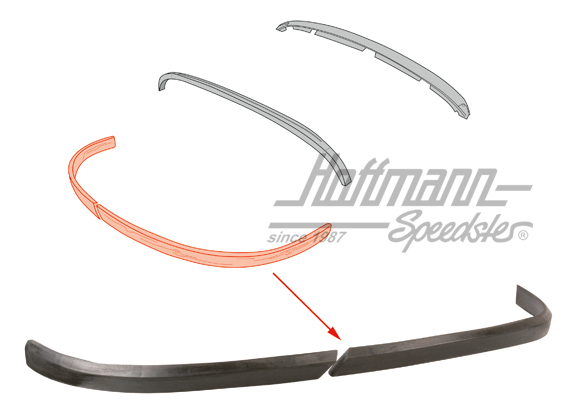 Arco bajo luneta trasera, -67 | 141-911L/R | 060-4100-21