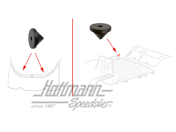 Tapón, chapa posterior / portón posterior / chapa de base | N  020 022 3 | 020-5296-06