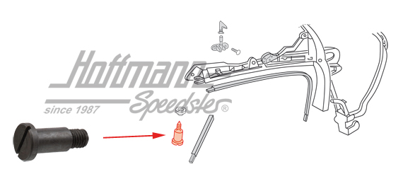 Perno, contracerco frontal, 12.68-7.74 | 141 871 507 B | 060-4027-24