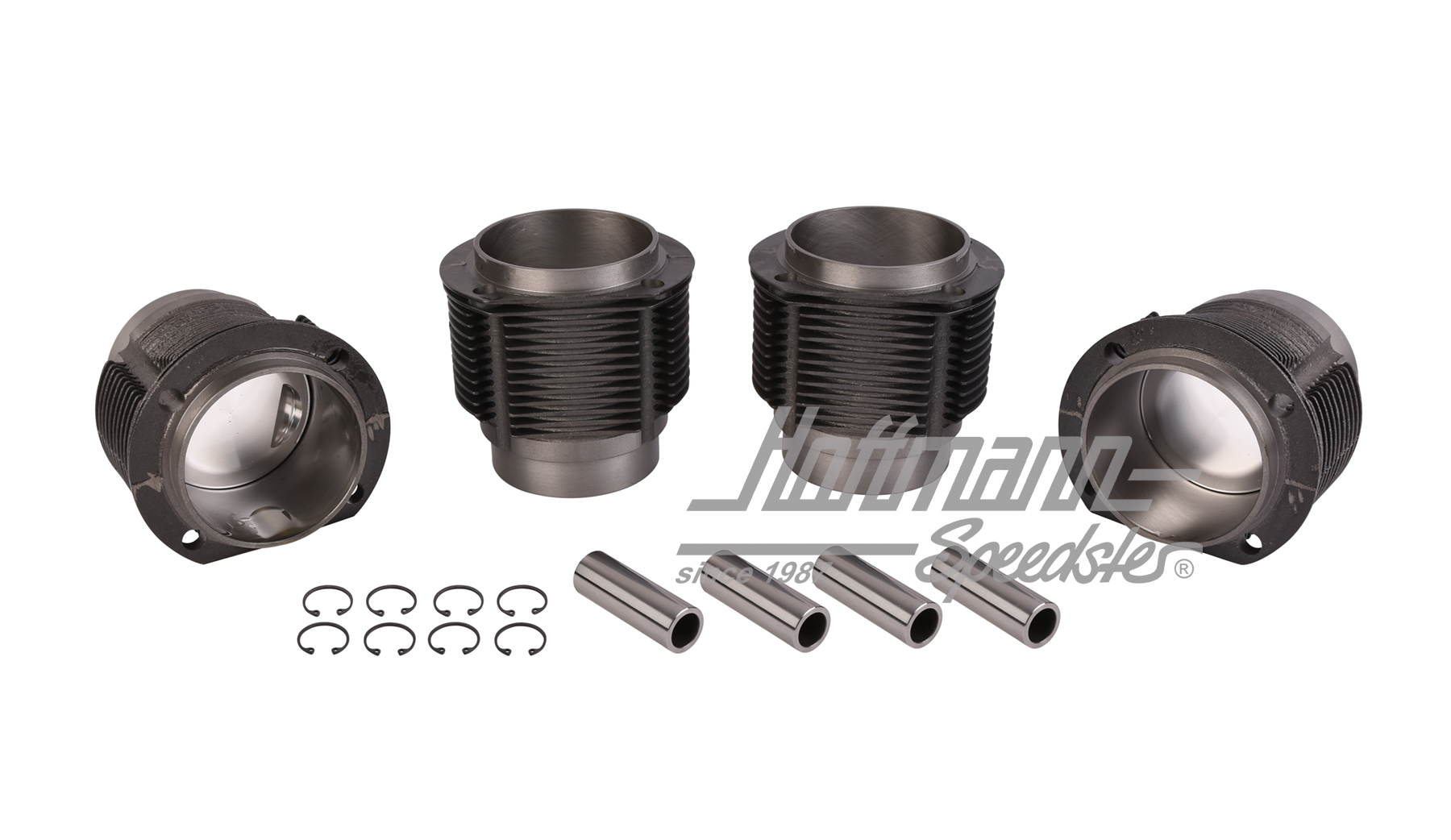 Pistones + cilindros, 1.6, Porsche 356A/B, 86mm, JE | 008 11 86A JE | 505-0644