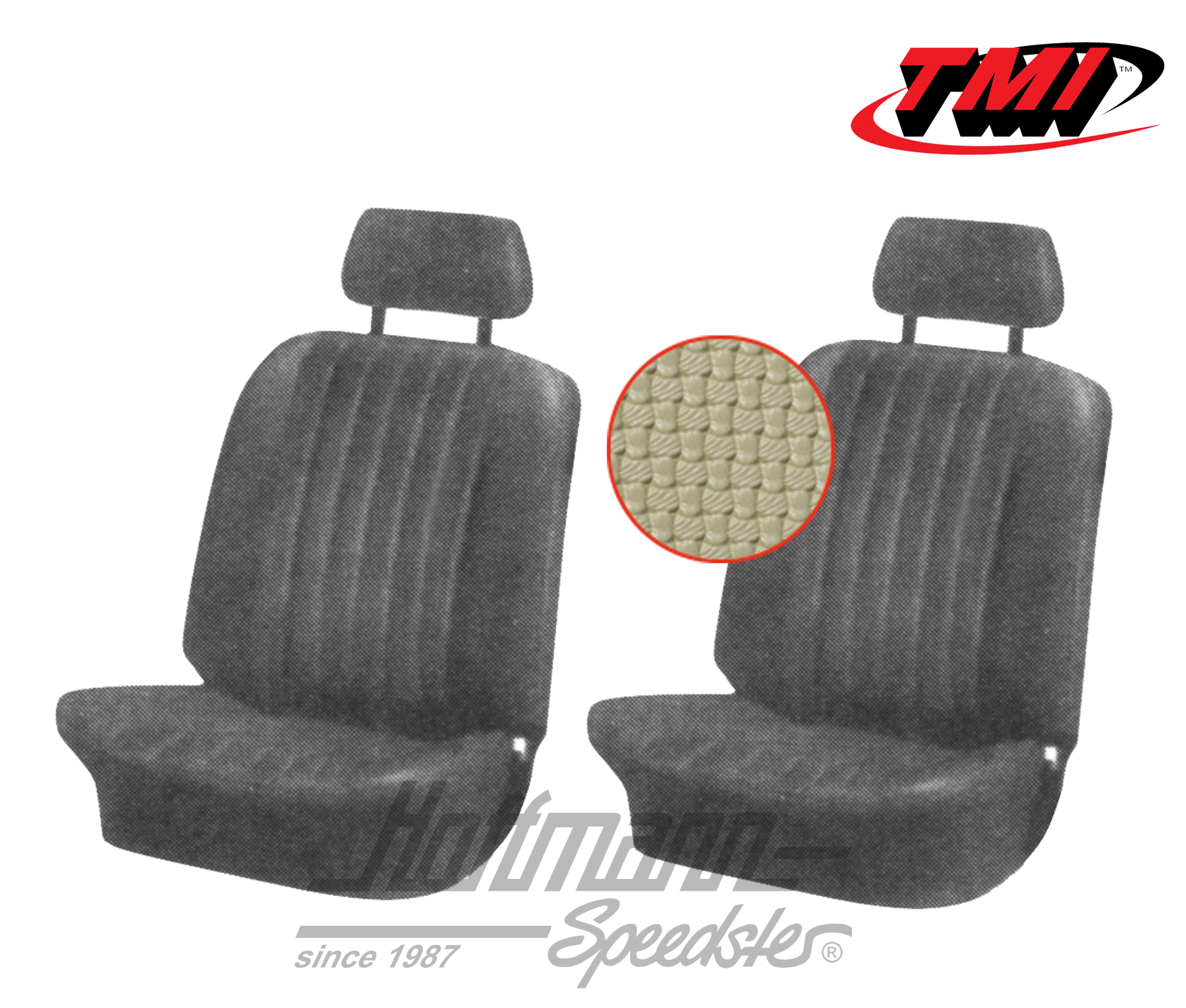 Fundas de asientos, Karmann Ghia, delanteros, 68-71, beige | 43-1506-04 | 066-0073-30