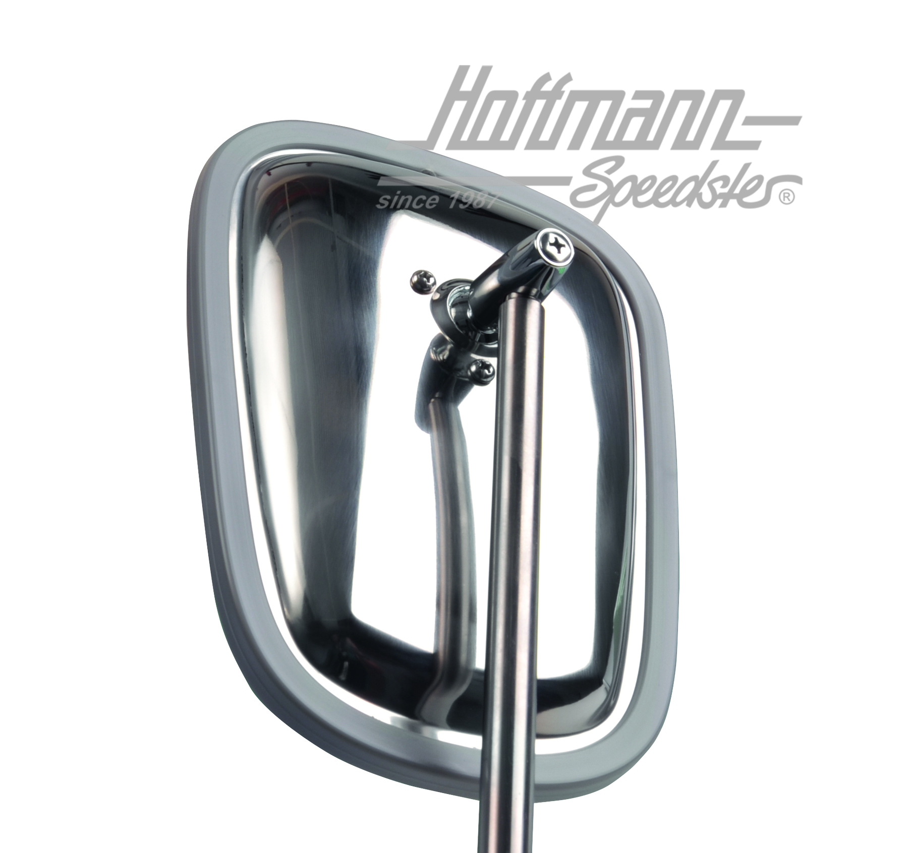 Espejo de bisagra de puerta, acero inoxidable, izqda./dcha.                                         