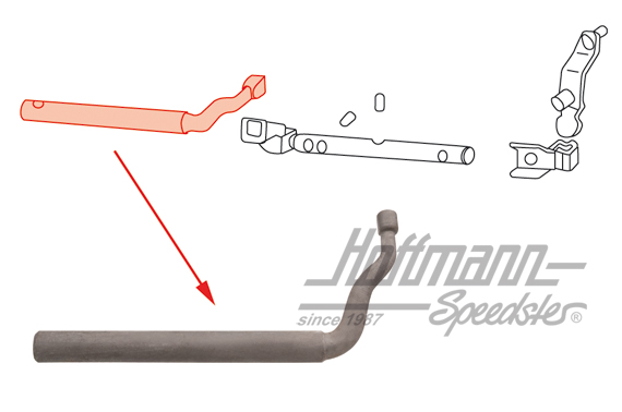 Varilla de cambio, cárter de caja de cambio | 113 311 541 A | 020-4544-65