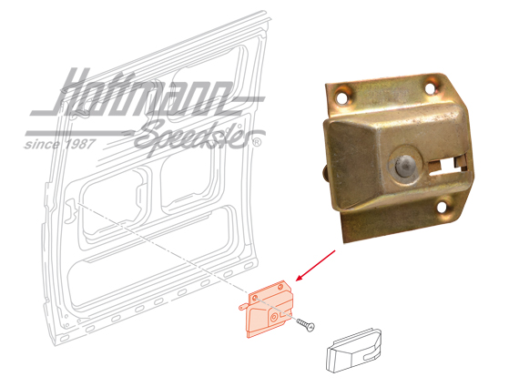 Bloqueo, puerta corredera
 anterior, derecha | 251 843 444 A | 360-4015-12