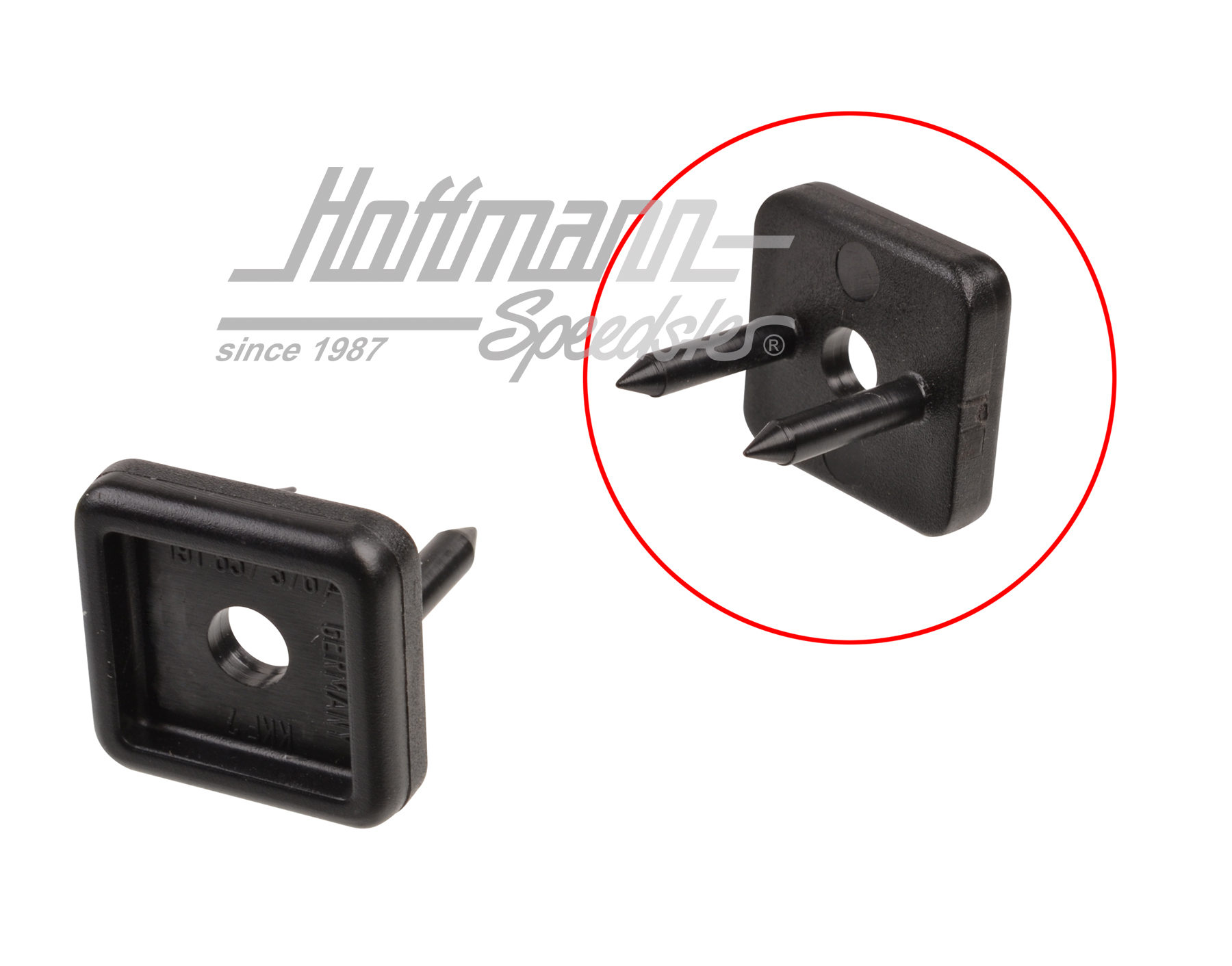 Clip, tapa, tablero de a bordo, Golf 2 | 191 857 376 A | 208-1516-08