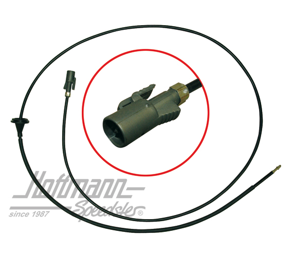 Cable de indicador de velocidad, Furgoneta T3, 7.81-7.92 | 251 957 803 E | 340-7706