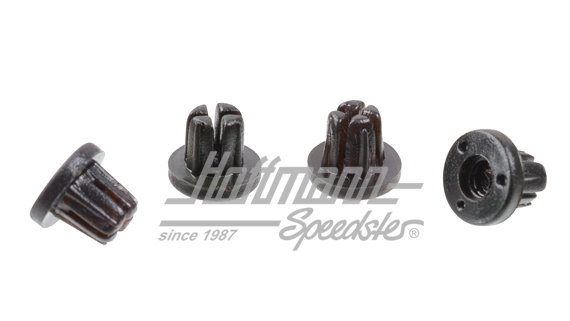 Clip de soporte, emblema (4 piezas), Furgoneta T1                                                   