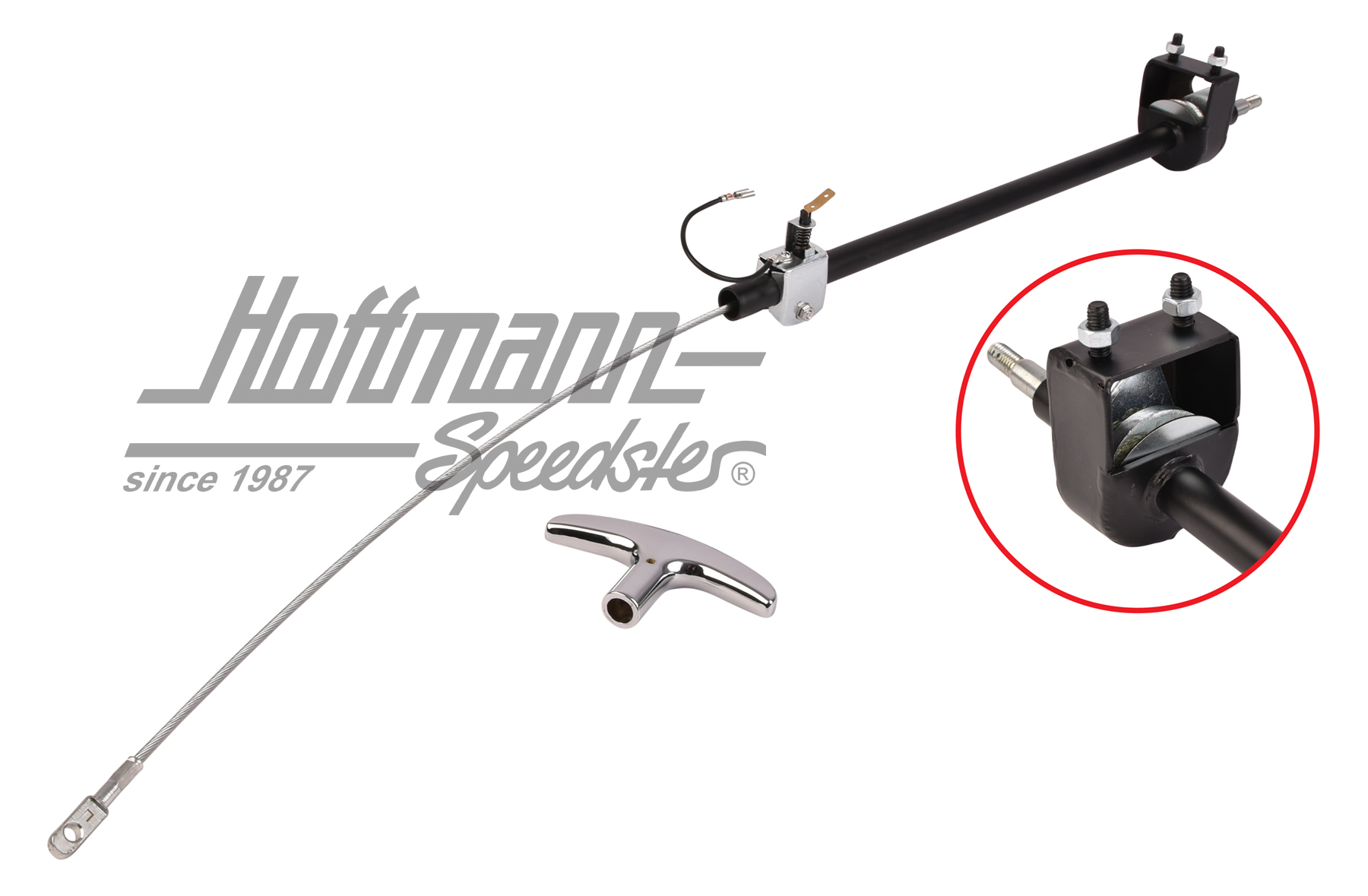 Tubo guía, cable del freno de mano, completo, 356 A/B/C                                             