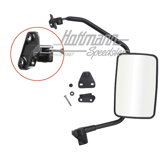 Retrovisor exterior, Furgoneta T3, grande, derecho | 251 857 514 H | 370-5117-02