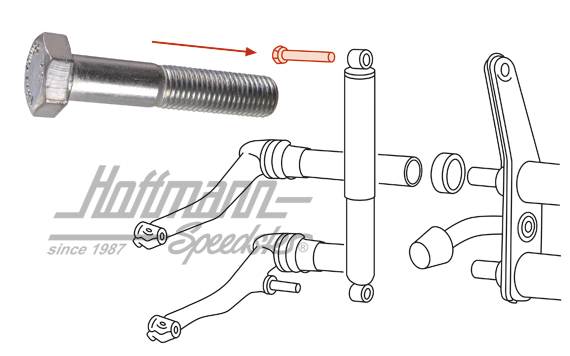Tornillo, amortiguador, anterior, superior, M12 |  | 020-4235-05