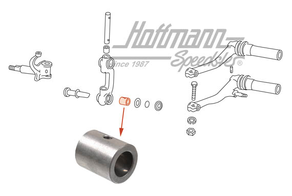 Casquillo, perno de suspensión, -7.65 | 111 405 395 A | 020-2498-10