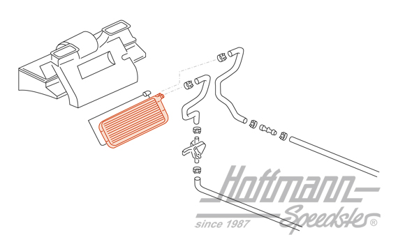 intercambiador de calor, anterior, Furgoneta T3,  WBX/Diesel                                        
