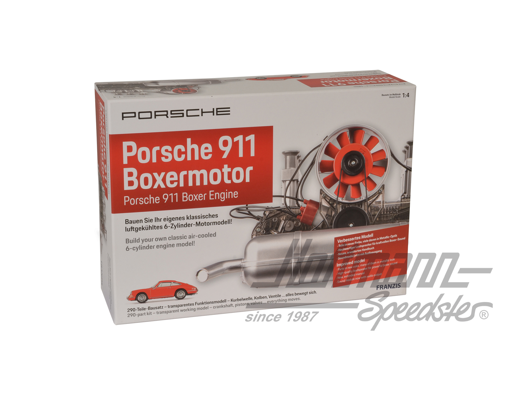 Porsche 911, motor Boxer, maqueta | 40 19631 67140-0 | 046-1005