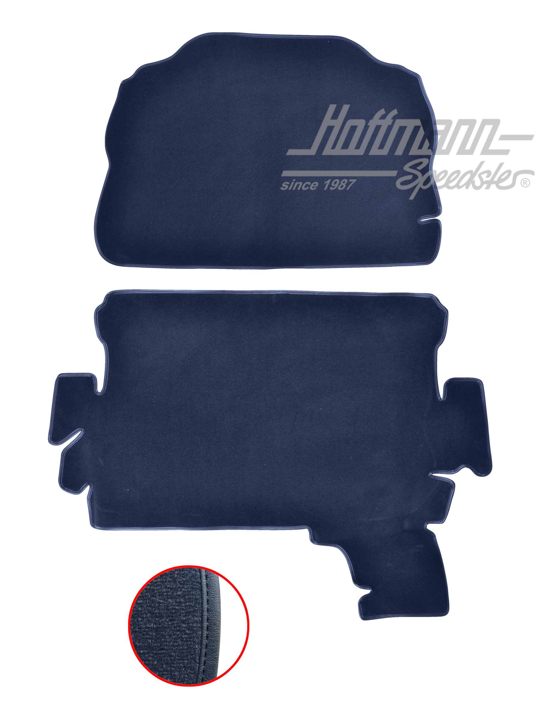 Juego de alfombrillas, maletero, 1303, azul |  | 026-6624