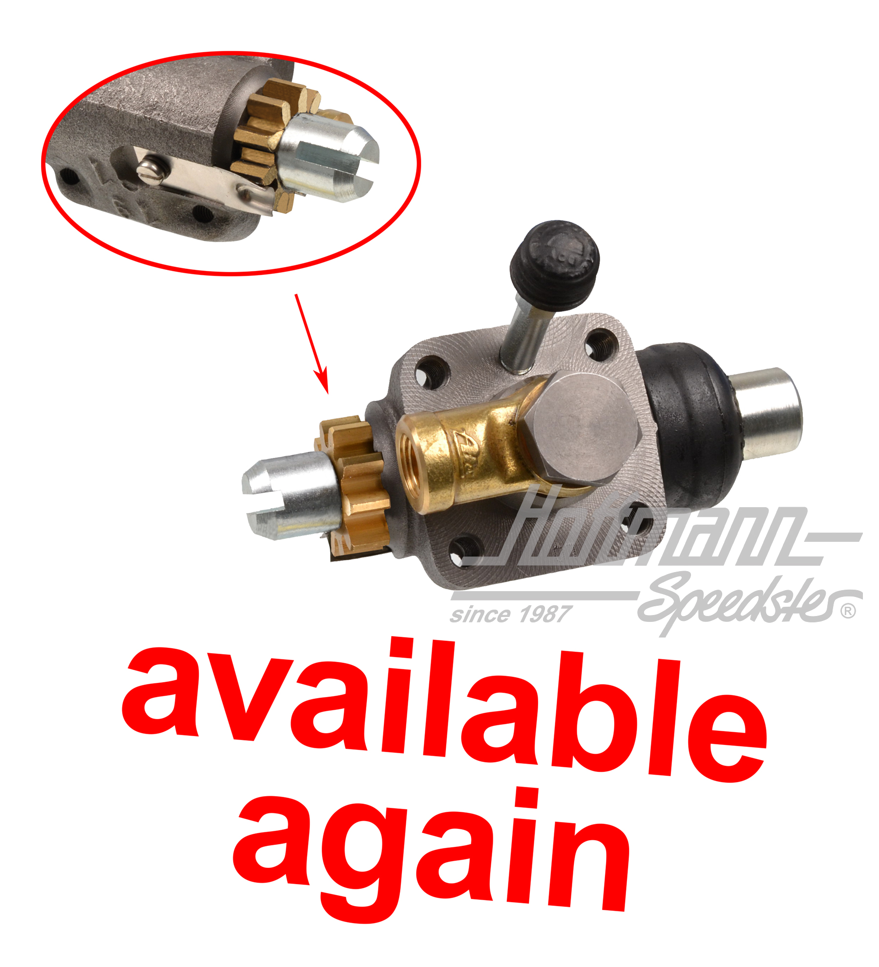 Cilindro de freno de rueda, izqdo. superior/dcho. inferior, ATE | 695 351 511 00 | 510-2121-20