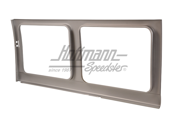 Chapa de reparación, 2 ventanillas laterales, exterior, derecha                                     