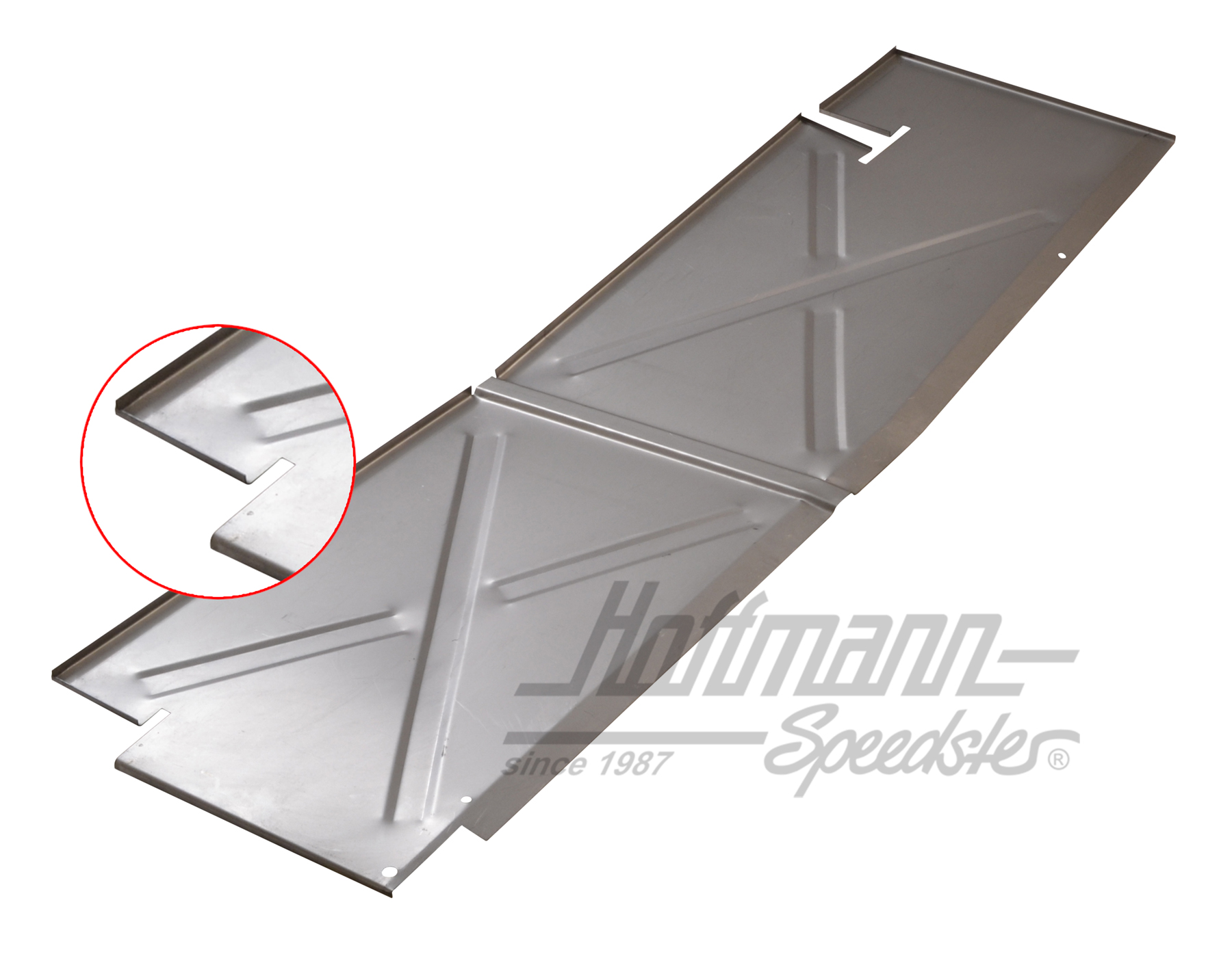 Chapa subsuelo, Furgoneta T1, 50-59, izquierda | 215 703 705 A | 095-0980-01