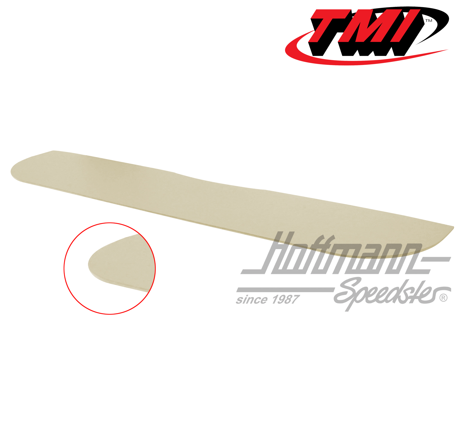 Panel, respaldo banco de asiento, superior, 62-67, blanco antiguo | 10-2140-15 | 098-0716-04