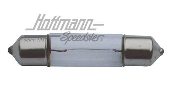Bombilla Festoon, indicador de dirección, 30 mm, 6V, 3W | N  017 726 1 | 020-4456-20