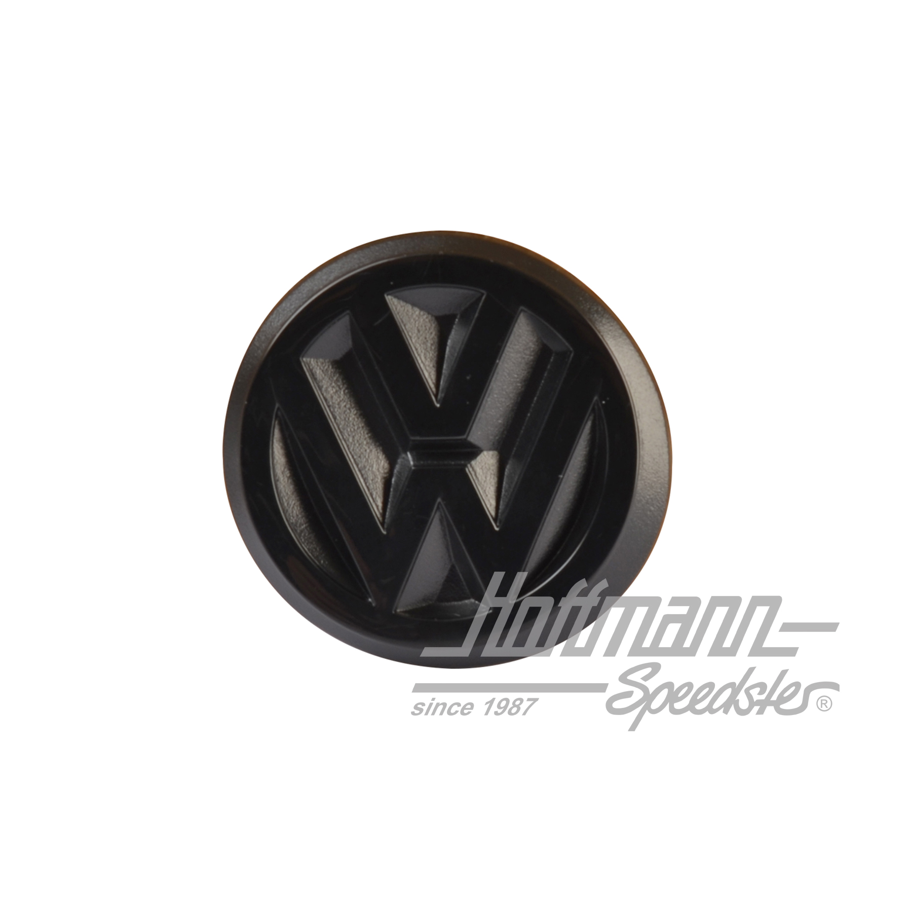 Emblema, posterior, pequeño, negro                                                                  