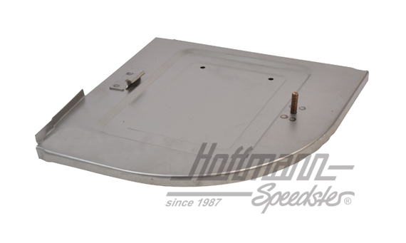 Chapa soporte batería, Furgoneta T1, dcha., 6V | 211 813 164 A  6V | 095-0538-06