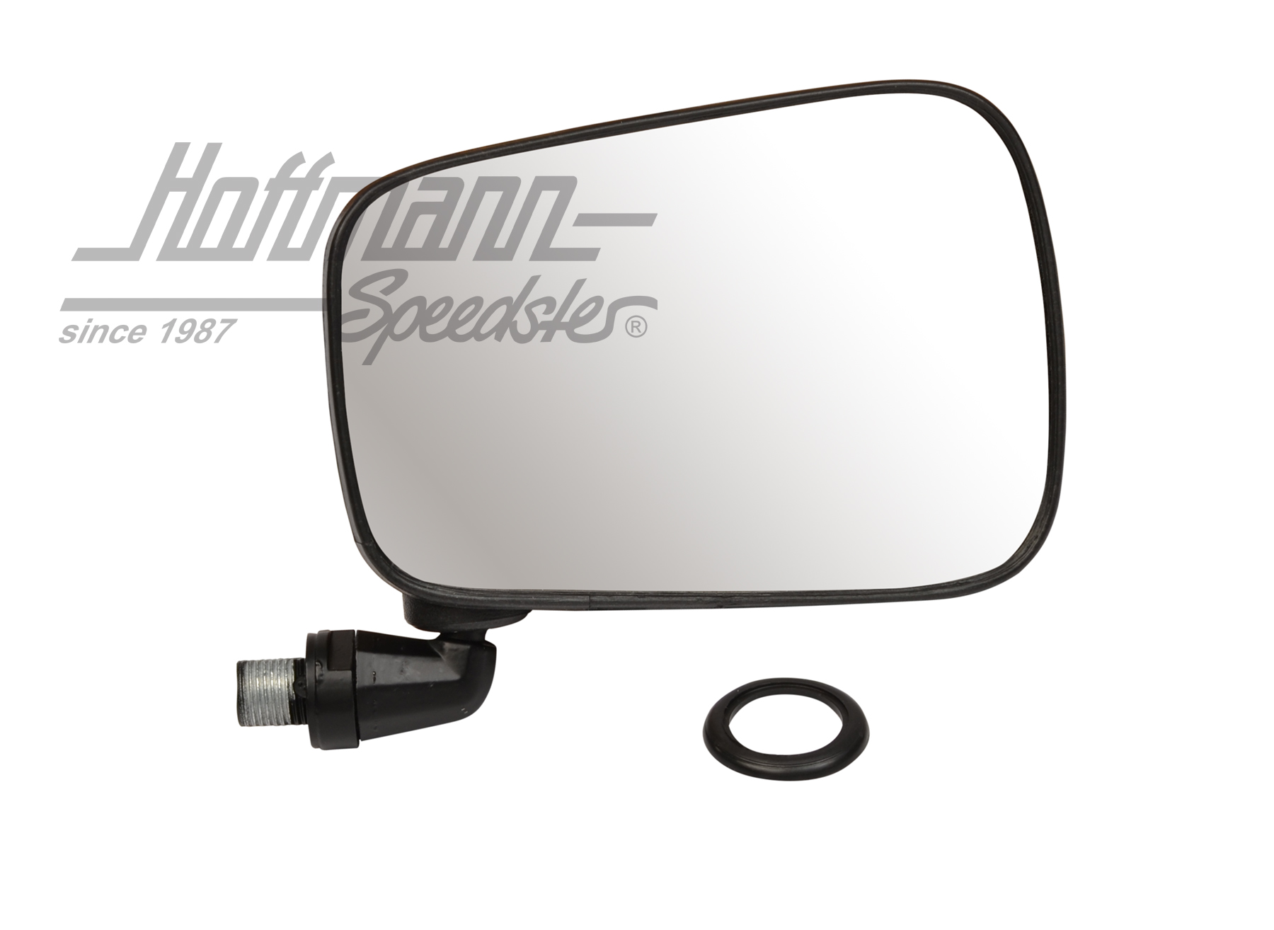 Retrovisor exterior, Sedán, plástico, negro, derecho | 113 857 514 DP | 045-9192