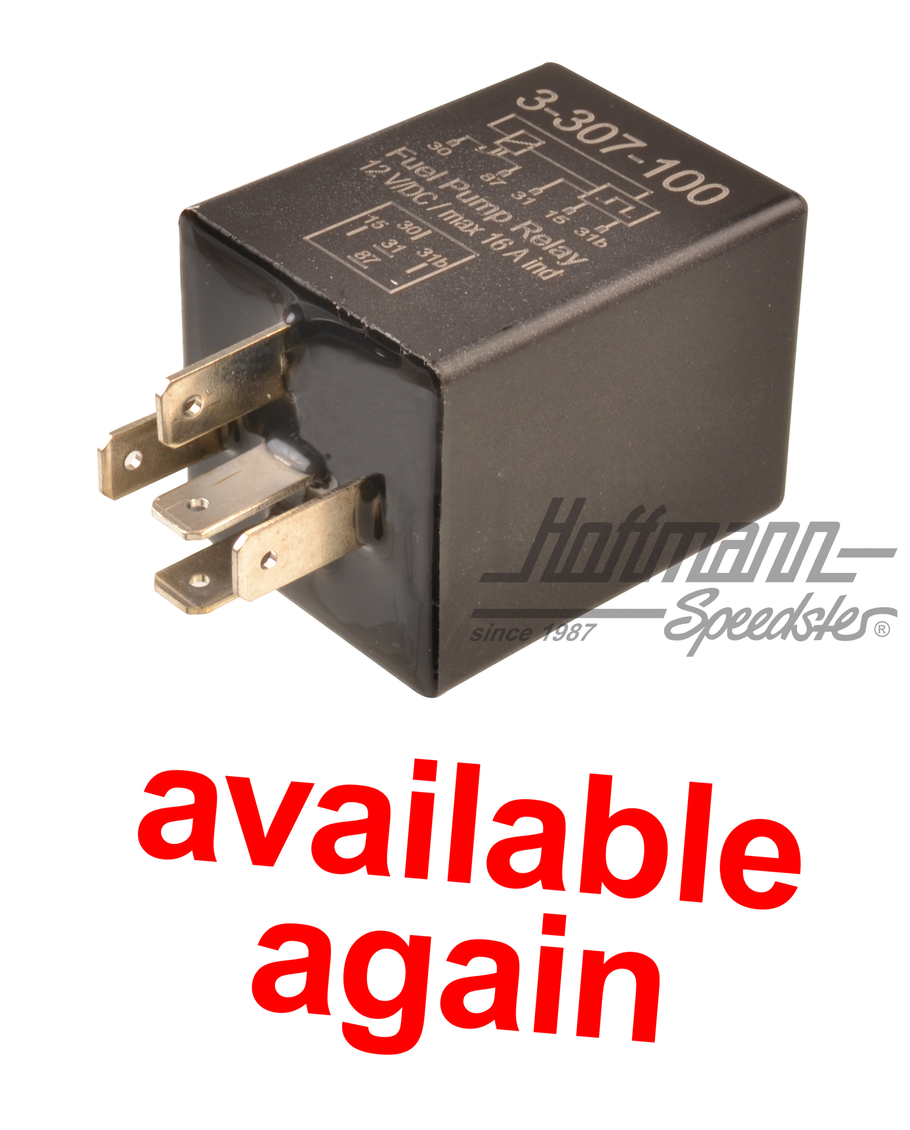 Relé de seguridad, bomba de gasolina eléctrica, 010-1306 | 3.307.100 | 010-1306-10