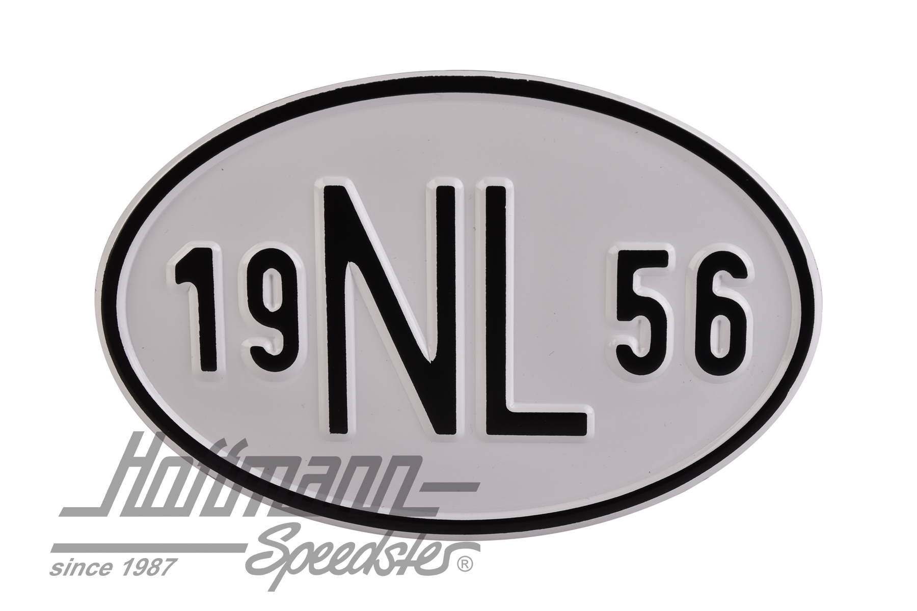 laca de nacionalidadP "NL" (Holanda), "1956", aluminio |  | 020-2391-56