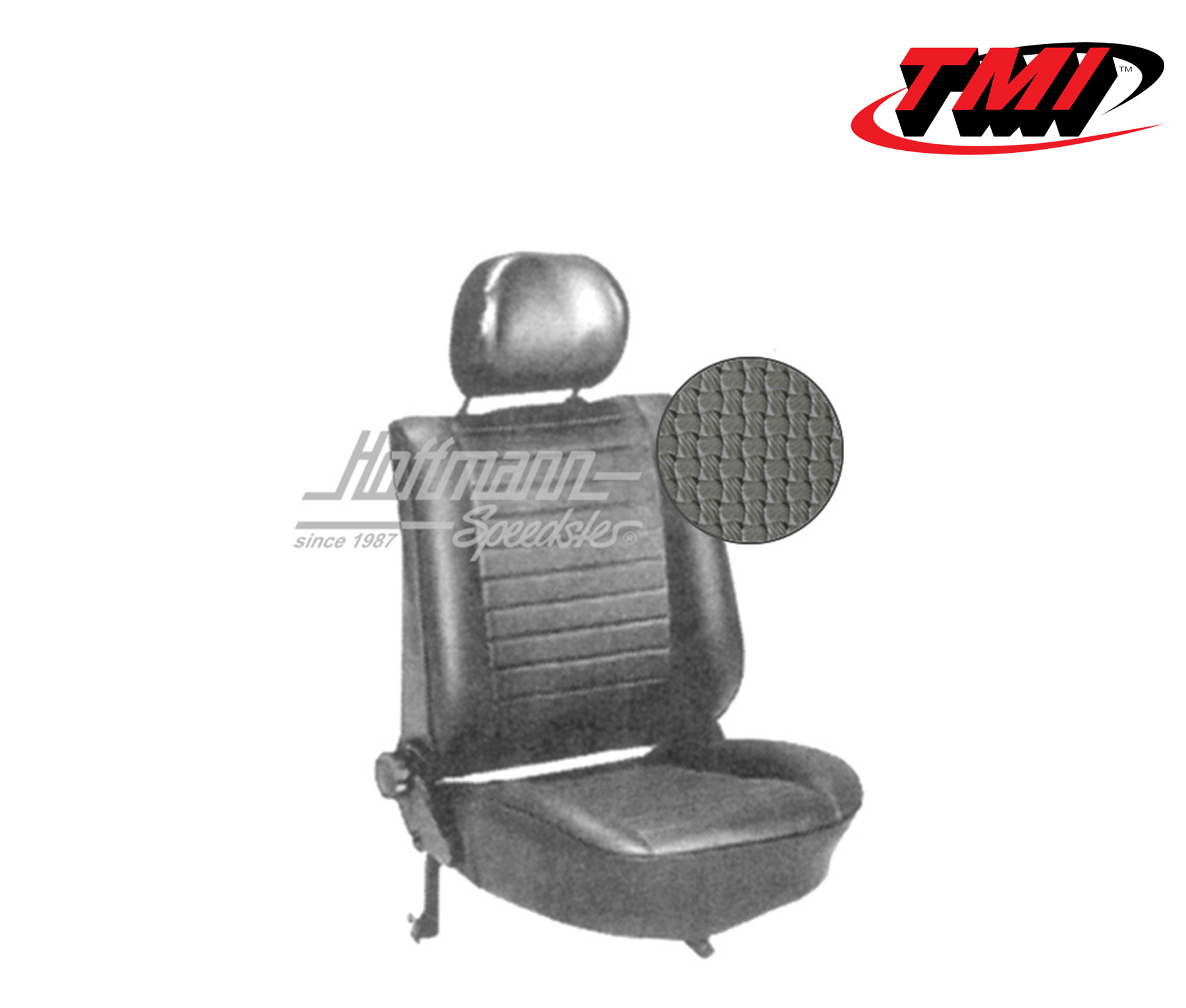 Fundas de asientos, Sedán, 8.76-, tejido de cesta, gris | 43-1129-06 | 055-5435